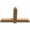 Ekena Millwork Eugene Smooth Timber Gable Bracket, Western Red Cedar, 48"W x 30"H x 3 1/2"D x 5 1/2"F, 15/12 Pitch GBW048X30X0406EUG00SWR - alternate 3